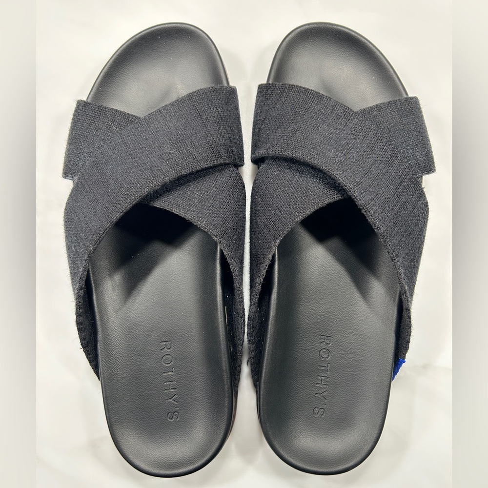 Rothy’s The Weekend Slide Sandal sz 10 Like new!